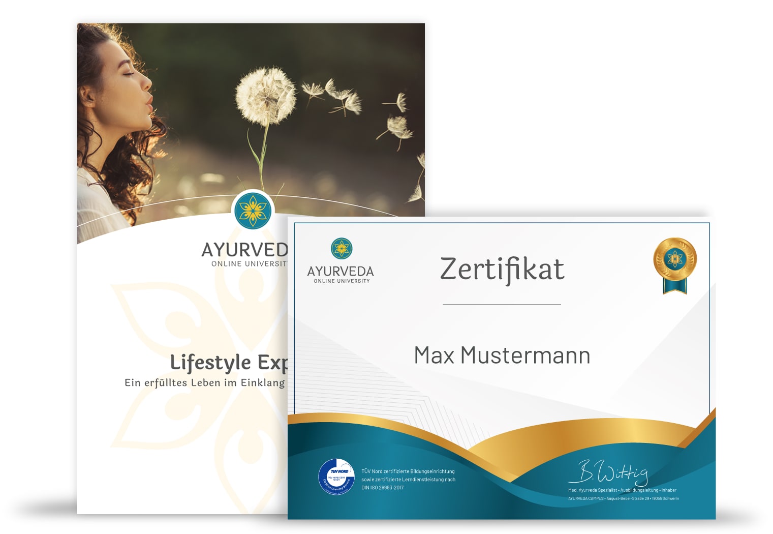 Ayurveda Lifestyle Experte - Unterlagen & Zertifikat
